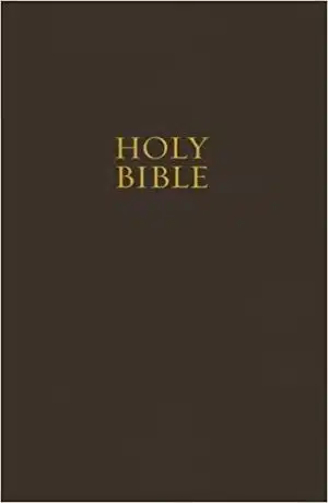 NKJV, Pew Bible, Hardcover, Brown, Red Letter Edition (Classic) (9780718080327)
