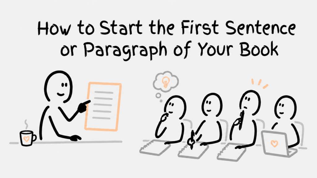 5k: How to Start the First Sentence or Paragraph of Your Book