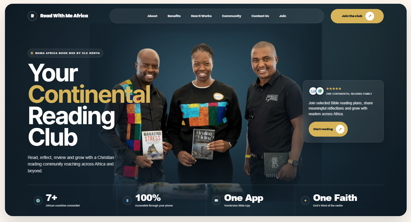 Read With Me Continental Reading Club in partnership with YouVersion East Africa